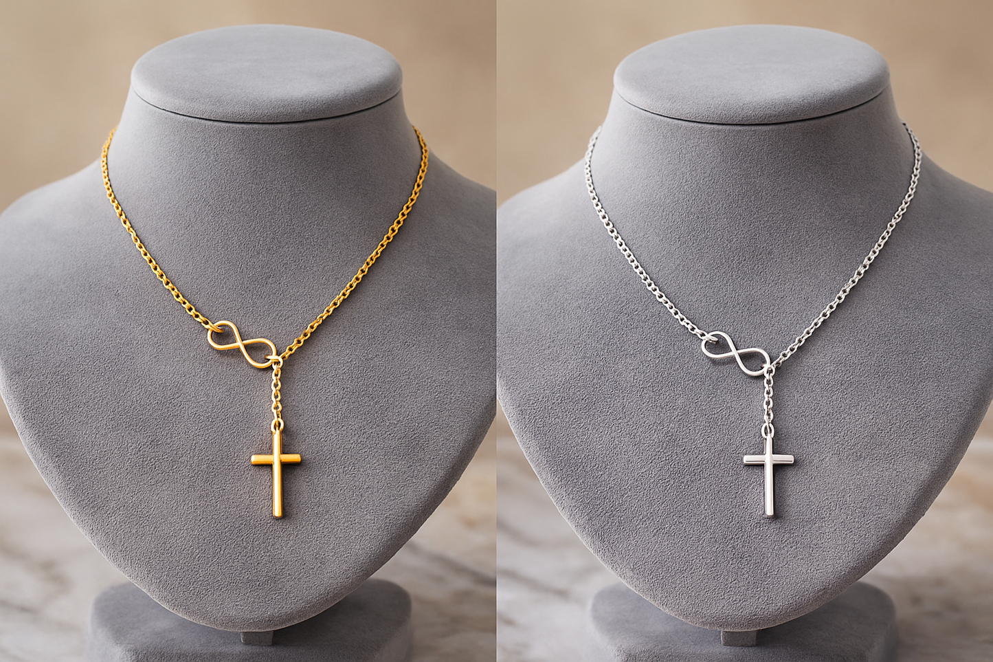 Collier “Foi & Élégance” – Symbole intemporel de force et de paix