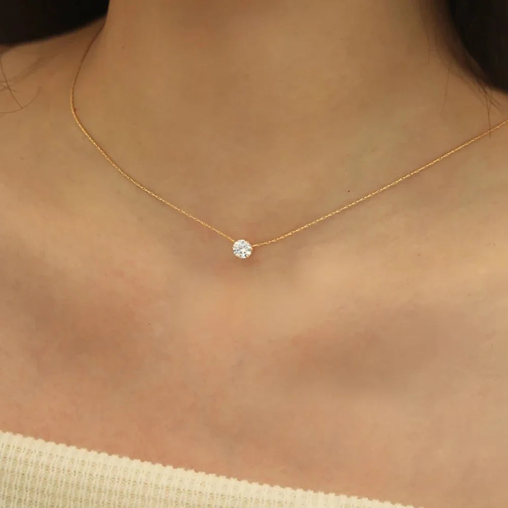 Collier minimaliste “Pure Éclat” – Élégance discrète au quotidien
